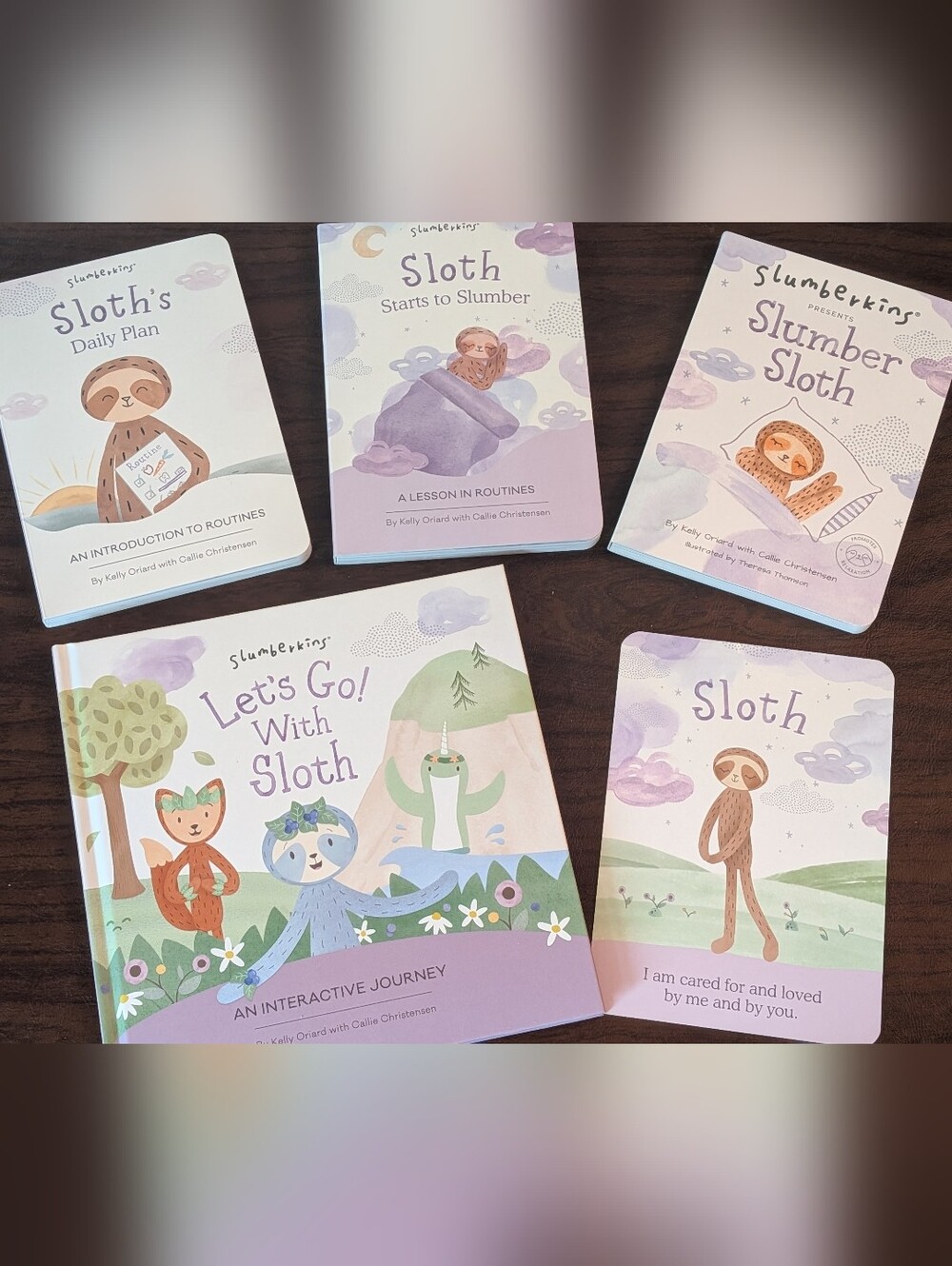 Slumberkins Sloth Daily Plan Starts to Slumber Interactive Board Book Bundle